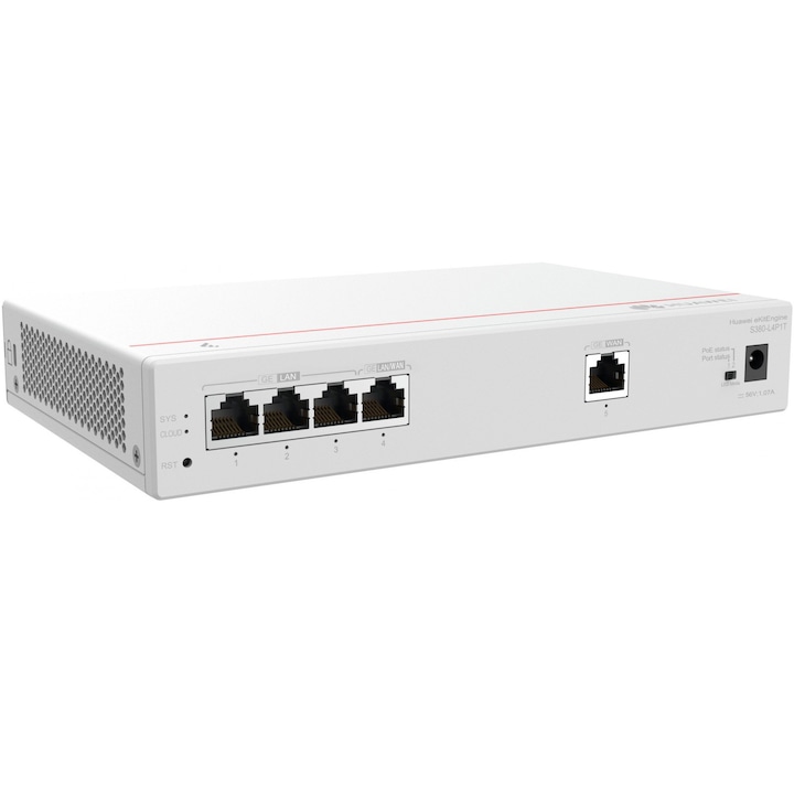 Switch HUAWEI eKitEngine S38x10/100/1000BASE-T port WLAN + 4 x 10/100/1000BASE-T ports LAN PoE+