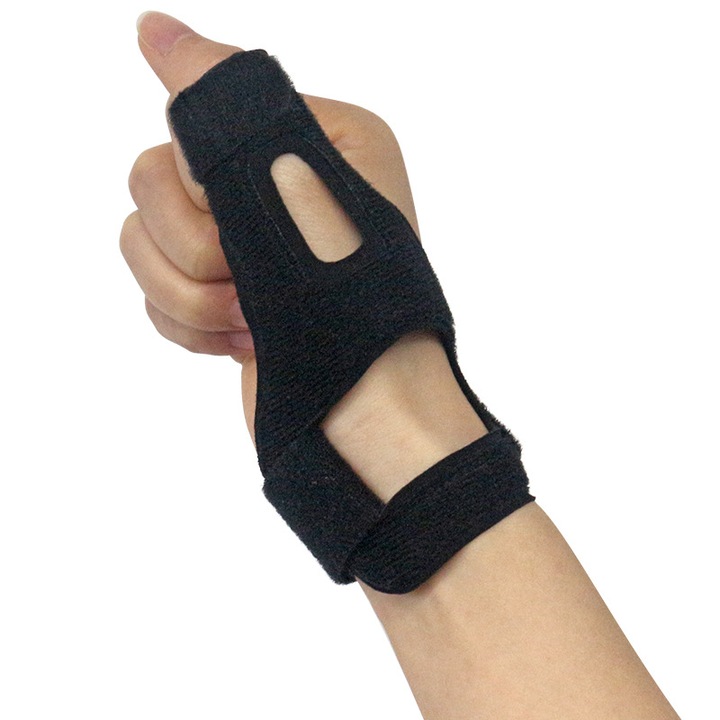 Suport ortopedic pentru degetul mare, semi-rigid, design ventilat, pentru artrita, tendinita, marime universala, drept