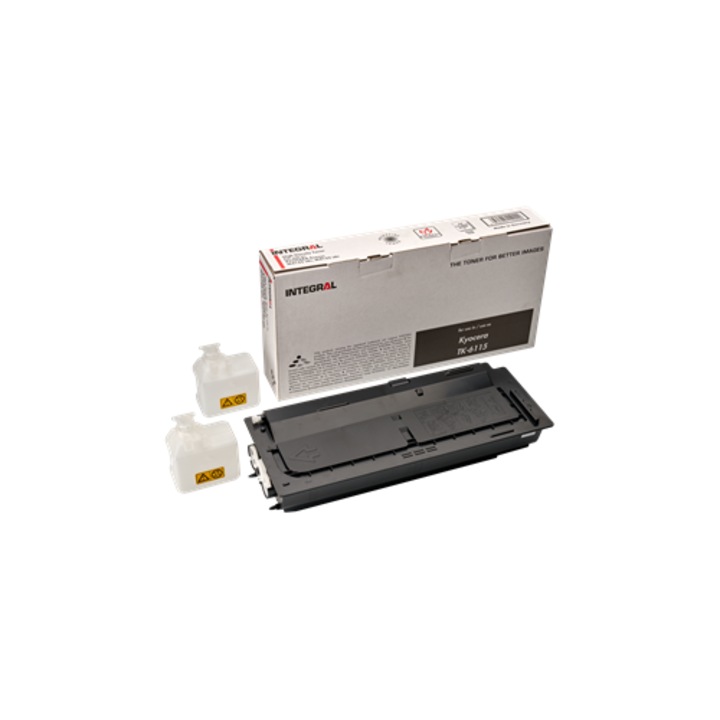 Minősített Kompatibilis Toner, Kyocera, Kyo TK-6115 Lézer Integral-Germany, 15 Ezer Oldal, Prémium Fekete, Kompatibilis KYOCERA - MITA ECOSYS M4125IDN, M4132IDN