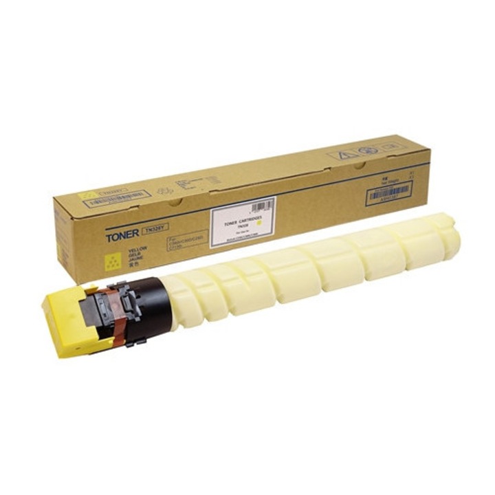 Превъзходен съвместим тонер, Konica Minolta, KMin TN-328, TN-626 Y Laser, 28 K страници, жълт, съвместим с MINOLTA BIZHUB C250i, C300i, C360i, C361i, C450i, C550i, C650i