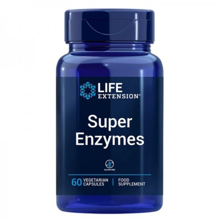 Хранителна добавка Life Extension USA, Super Enzymes, 60 V капсули