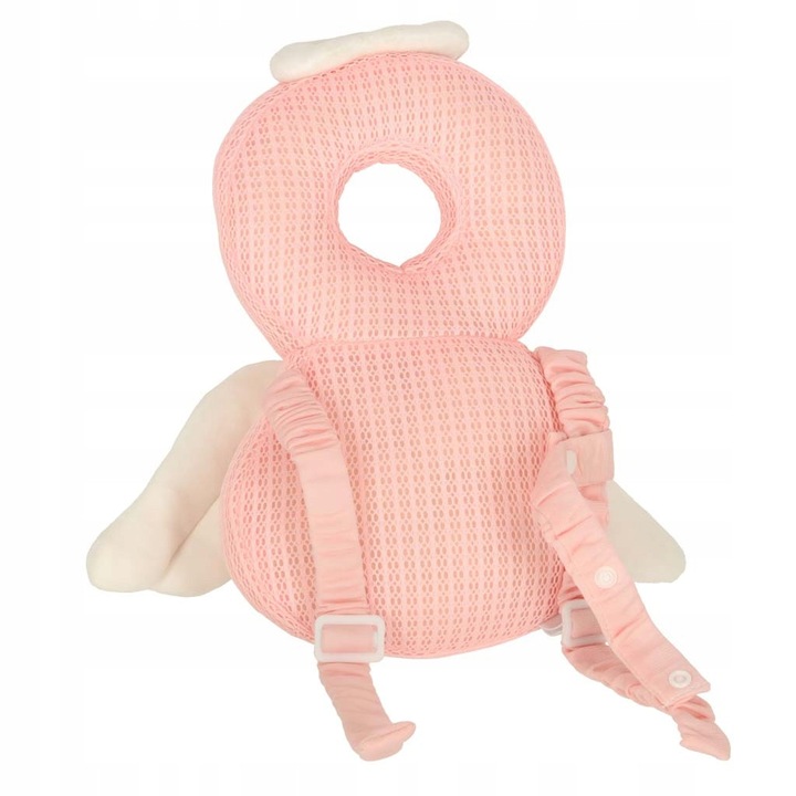 Ghiozdan de siguranta pentru invatarea mersului, Bemi, roz, 31x19x8cm