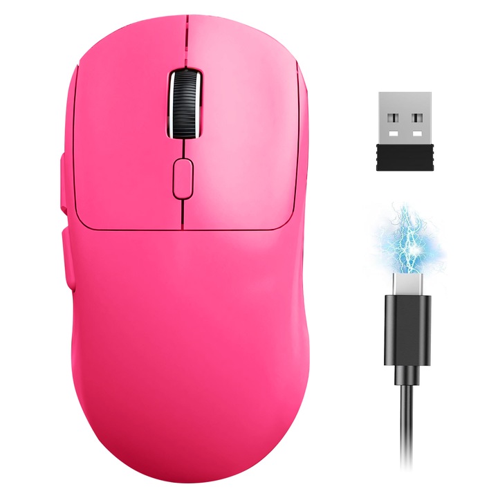 Mouse Wireless SDLOGAL, Bluetooth 2.4GHz, 6 Butoane, 800/1200/1600 DPI, Reîncărcabil USB-C