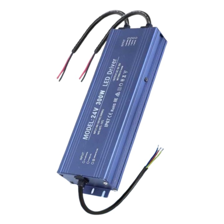 Sursa de Alimentare de Exterior IP67, 24V 12.5A – 300W, ElectroAZ