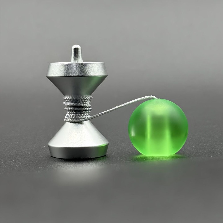 Kendama de dexteritate – jucarie de indemanare pentru degete, antrenament al concentrarii si exercitii cognitive (verde)