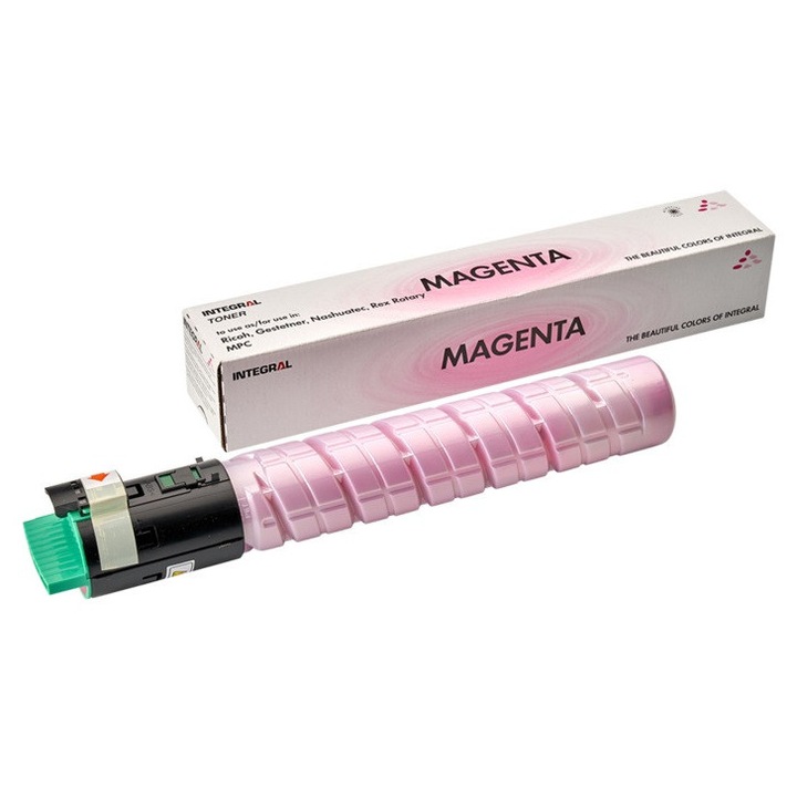 Tanúsított kompatibilis toner, Ricoh, Ric C2050/C2051 M Integral-Germany Laser, 9.5 K Oldal, Magenta, Kompatibilis a RICOH AFICIO MP C2030, MP C2051, MP C2530, MP C2551 GESTETNER MP C2550 NASHUATEC MP C2030, MP C2050, MP C2051, MP C2530, MP C2550, M