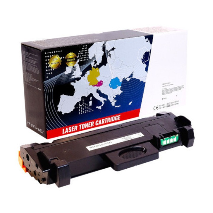 Професионален тонер EuroP, черен, 3000 страници, съвместим с принтери Samsung