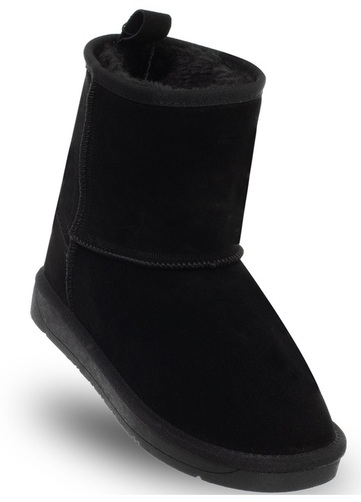 Botine dama, Soprani Couture, piele naturala, negru