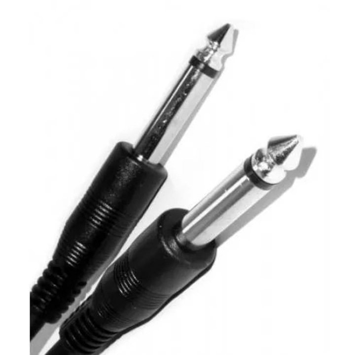 Audio kábel Jack 6.35 mm mono 1.5m apa-apa