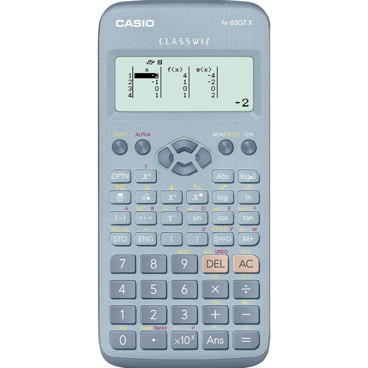 Калкулатор Casio Fx-83Gt за жени, пластмасов, син
