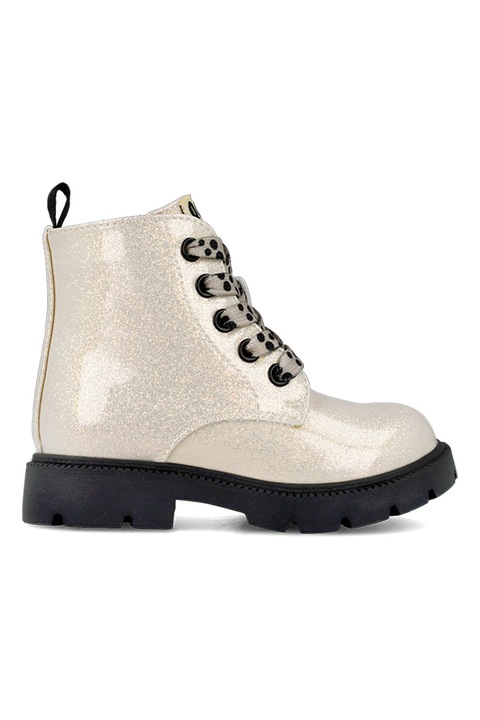 Garvalin, Ghete cu fermoar si varf rotund, Bej deschis