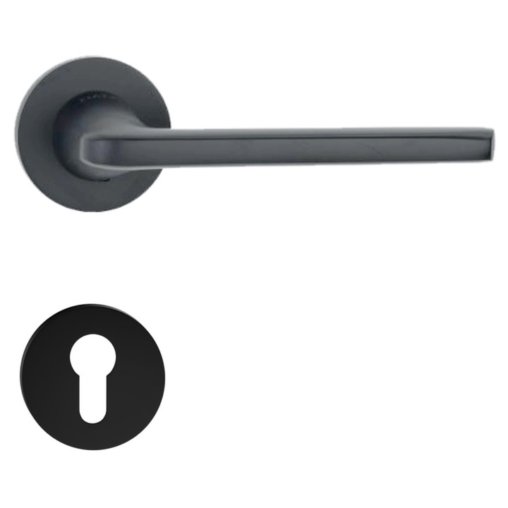 Maner usa MODENA negru mat cu rozeta yala