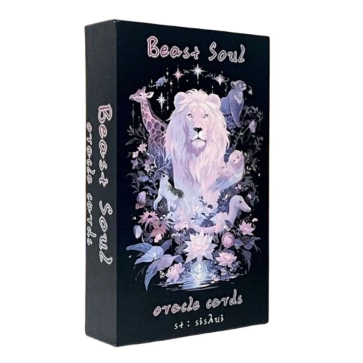 Pachet cărți, Beast Soul Oracle Cards, 60 carduri, 12x7cm