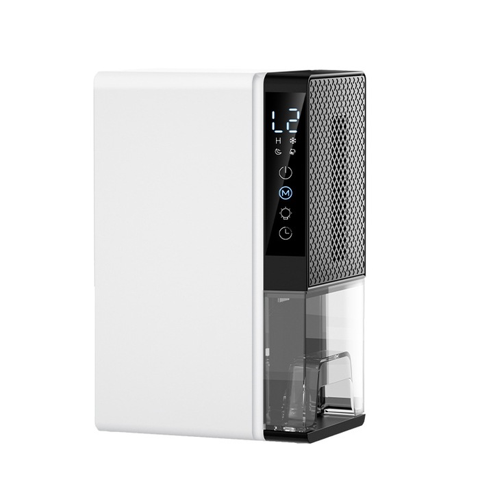 Dezumidificator ORBER, iluminare ambientală colorată, capacitate 750 ml/24 ore, rezervor apă 2.5 l