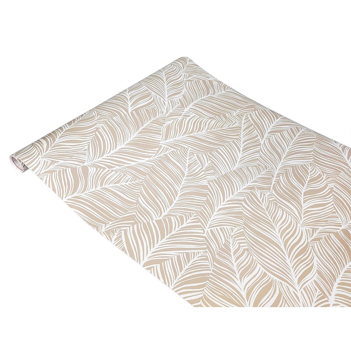 Autocolant mobila furnir, 45 x 200 cm, DecoMeister®, Model Frunze Subtile, E145-045R0200