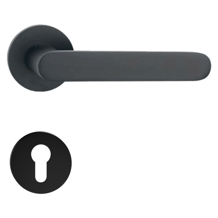 Maner usa VERONA negru mat cu rozeta yala