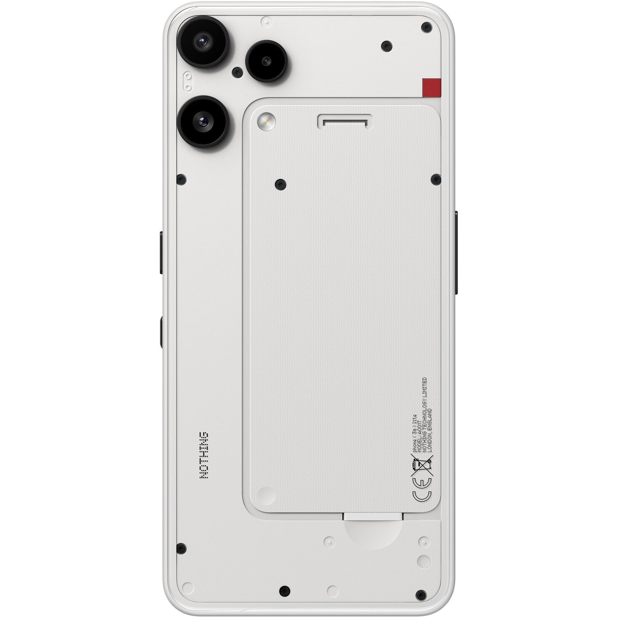 Telefon mobil Nothing Phone 3a Lite, 8GB RAM, 128GB, White