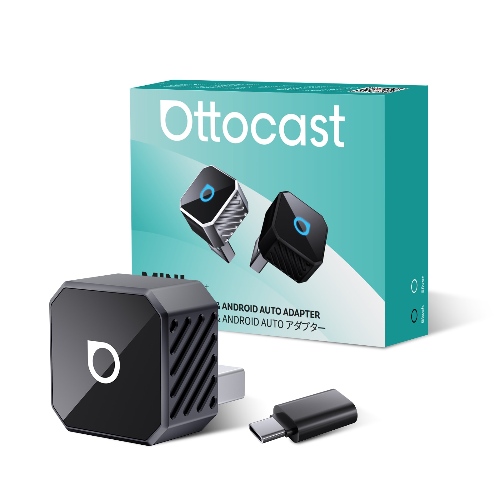 Adaptor Ottocast Mini Cube 3.0 2026 Wireless CarPlay si Android