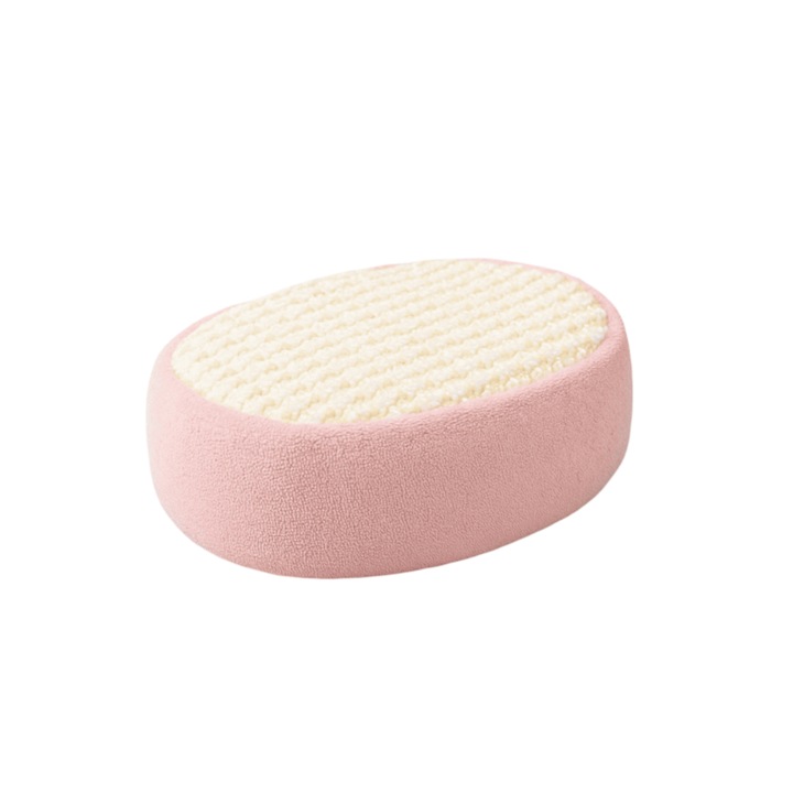 Burete de Baie Sponge Pentru Scrub Mixbo, Roz, 16 cm - eMAG.ro
