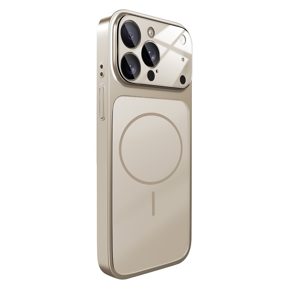 Husa Skin pentru Transformare iPhone 15 pro Max in iPhone 17 Pro Max – Design Premium, Compatibil MagSafe, Culoare Gri
