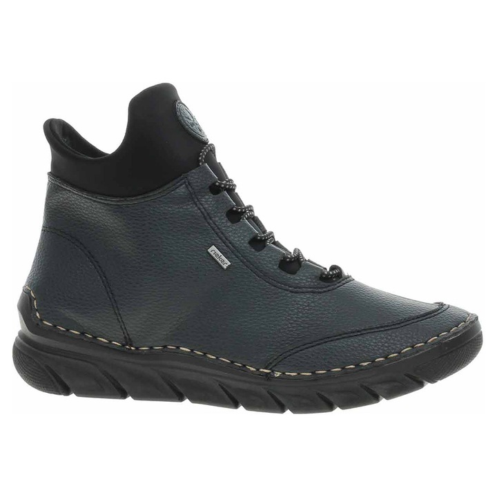 Botine dama Rieker 55069-14, albastru, Albastru