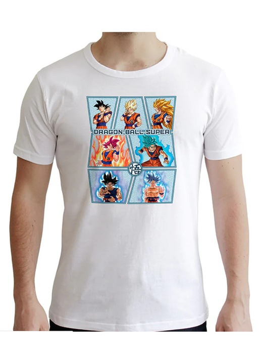 Polo Dragon Ball Super - Goku atalakulasai, Többszínű, XL