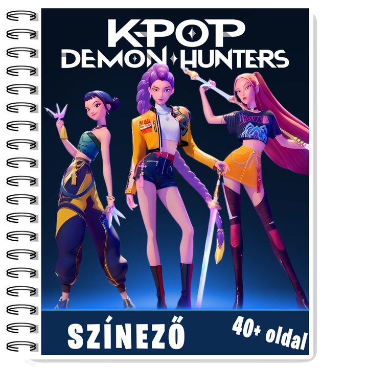 Demon Hunters - Hunrix gyerek színező