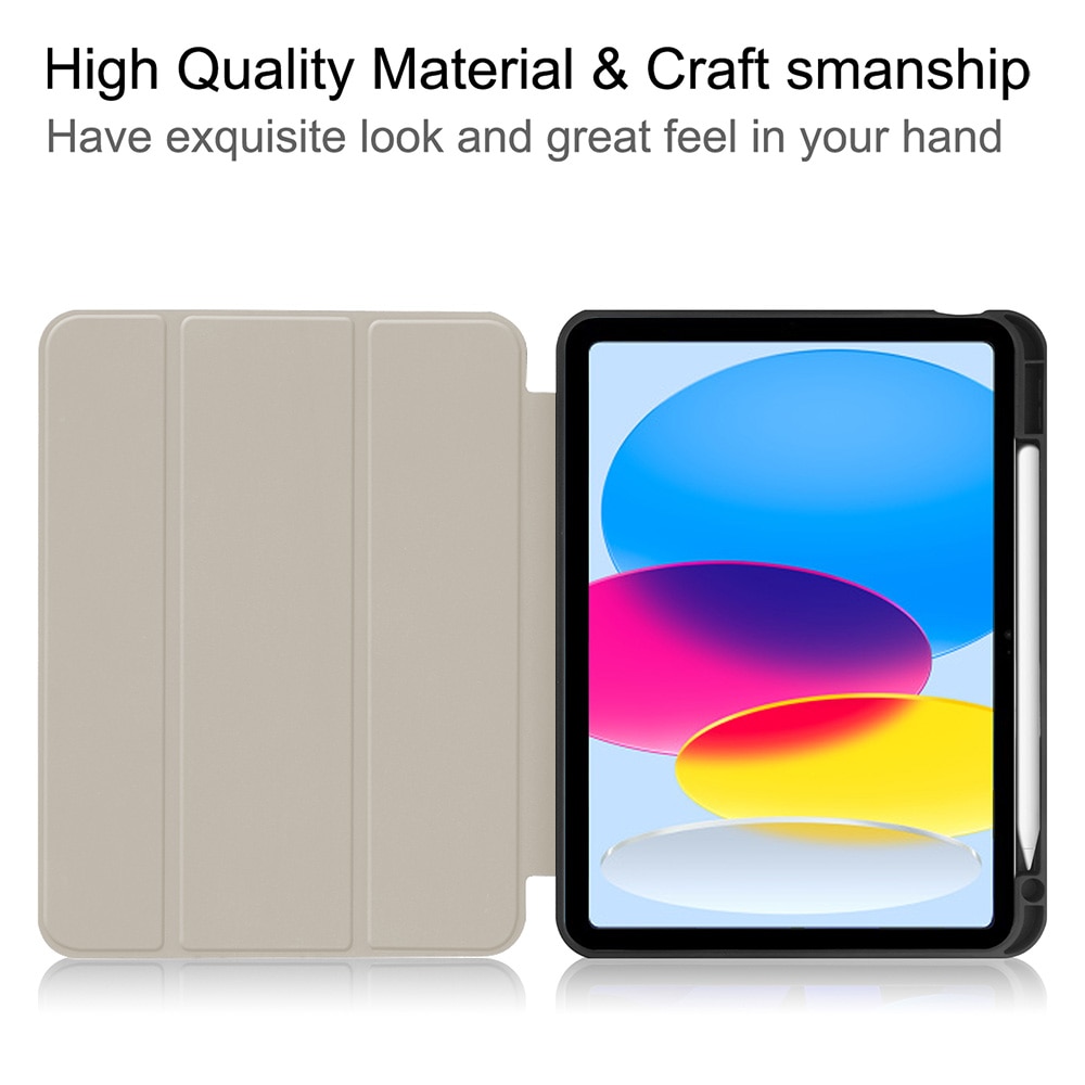 Husa pentru Apple iPad 11 (2025) cu Suport Pencil, Piele eco, Smart Cover – Good Night