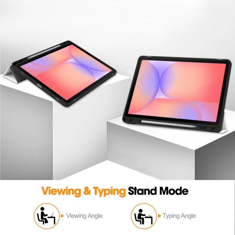 Husa pentru Samsung Galaxy Tab S10 FE Plus 13.1" cu Suport S Pen, Piele eco, Smart Cover – Good night