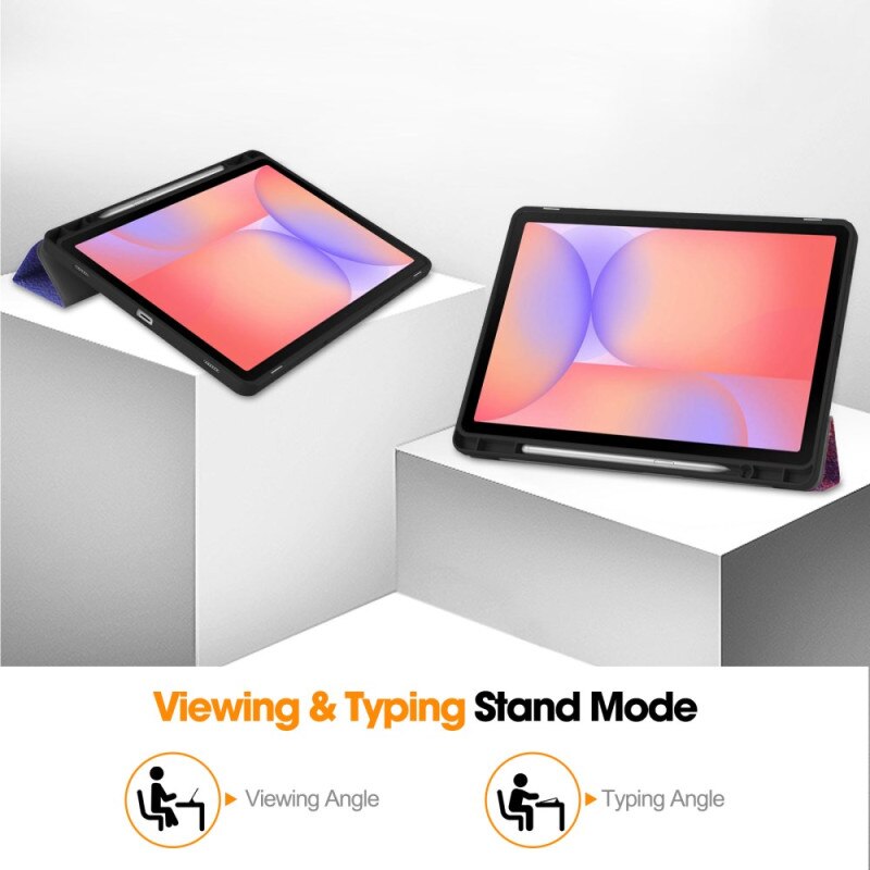 Husa pentru Samsung Galaxy Tab S10 FE Plus 13.1" cu Suport S Pen, Piele eco, Smart Cover – Galaxy