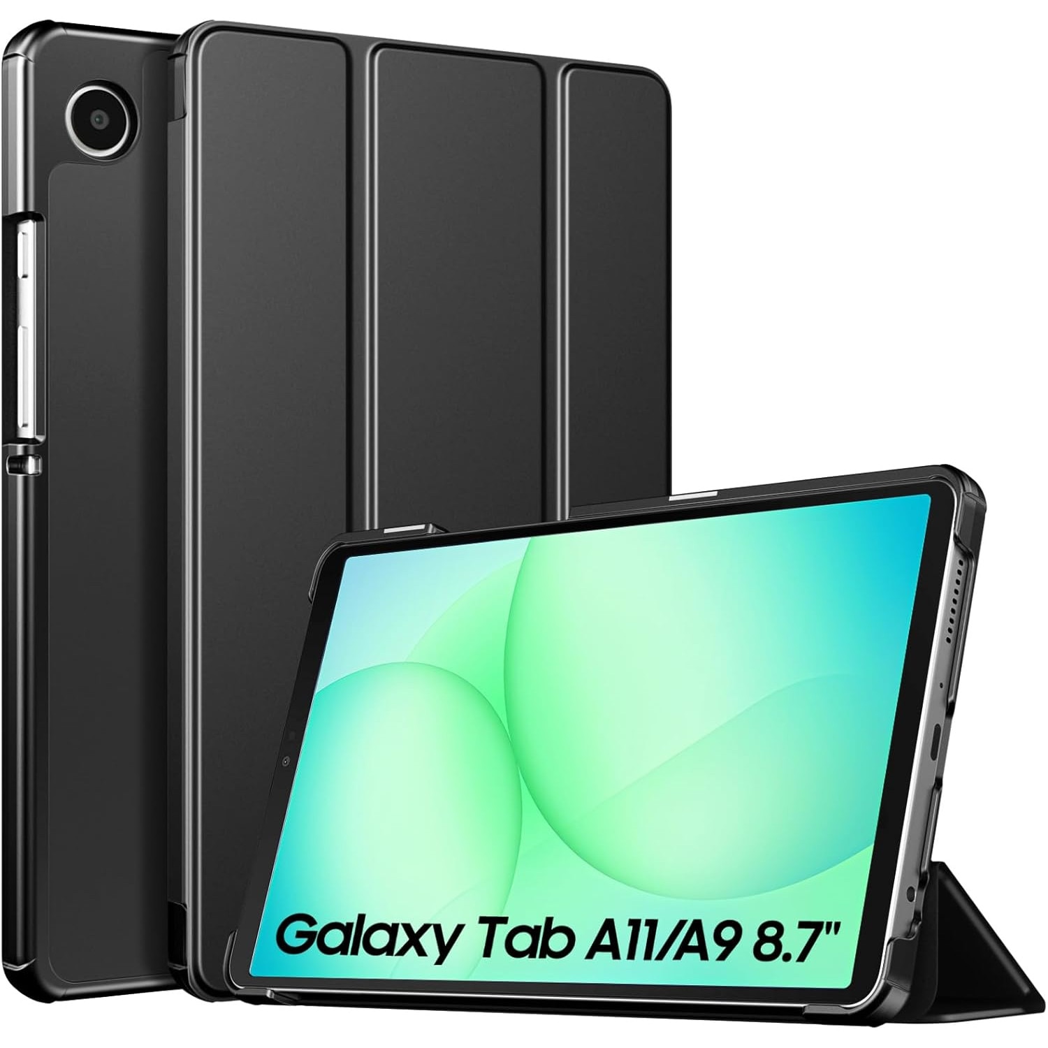 Husa Book Cover compatibila cu Samsung Galaxy Tab A11 2025 8.7", Negru, TELGORBCS