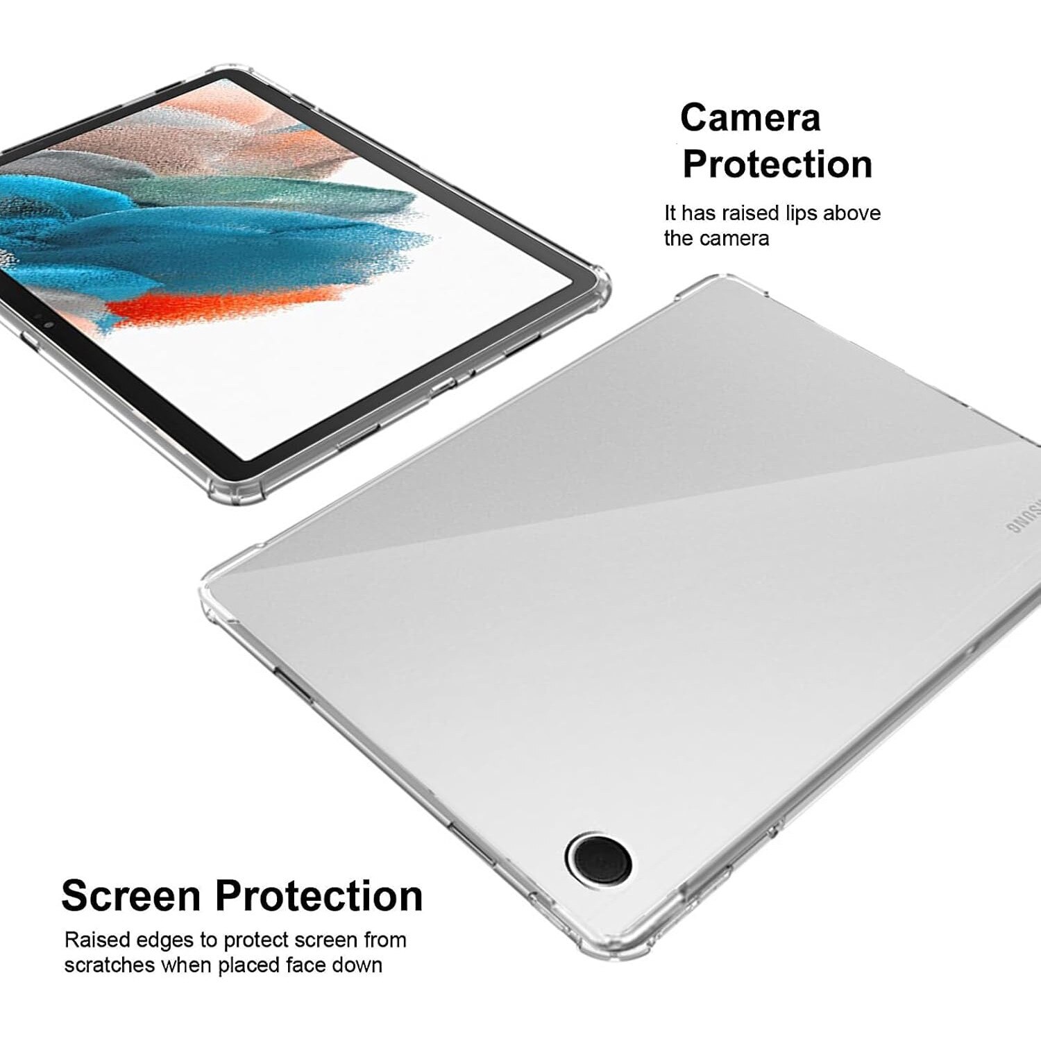 Husa Antisoc compatibila cu Samsung Galaxy Tab A11 Plus 2025, 11'', Clear, TELGORBCS
