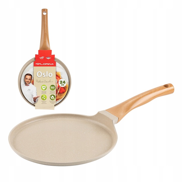 Florina Oslo palacsintasütő serpenyő 24 cm, alumínium, tapadásmentes