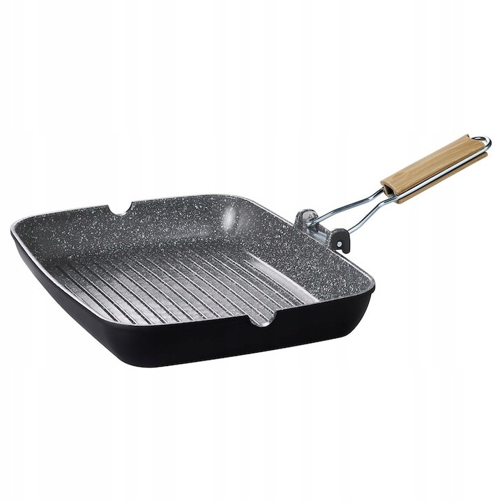 HUSKNUT IKEA grillserpenyő, 36x26 cm, tapadásmentes, különféle főzőlapokhoz