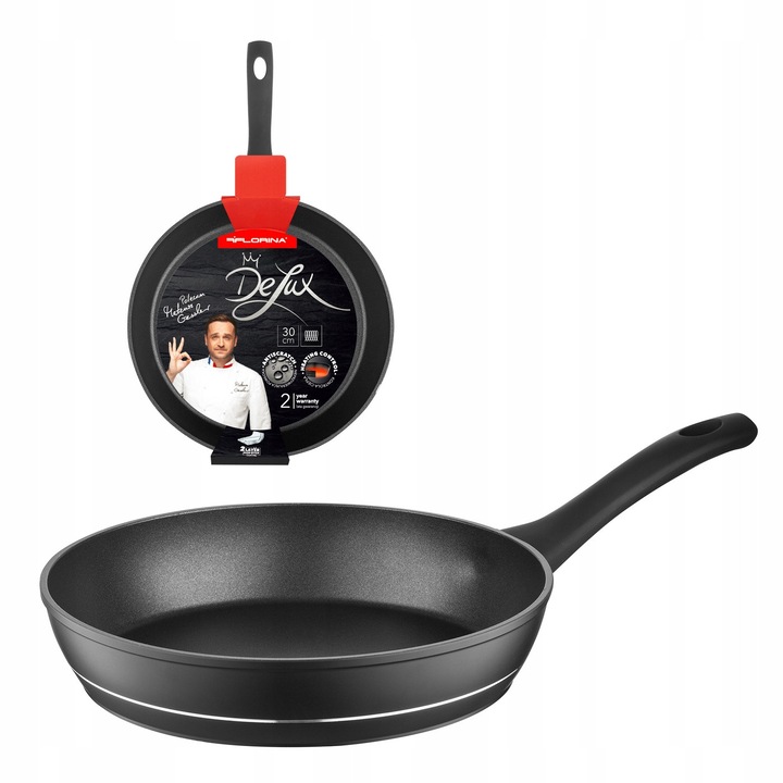 Florina Delux Serpenyő 30 cm, Kovácsolt Alumínium, Tapadásmentes