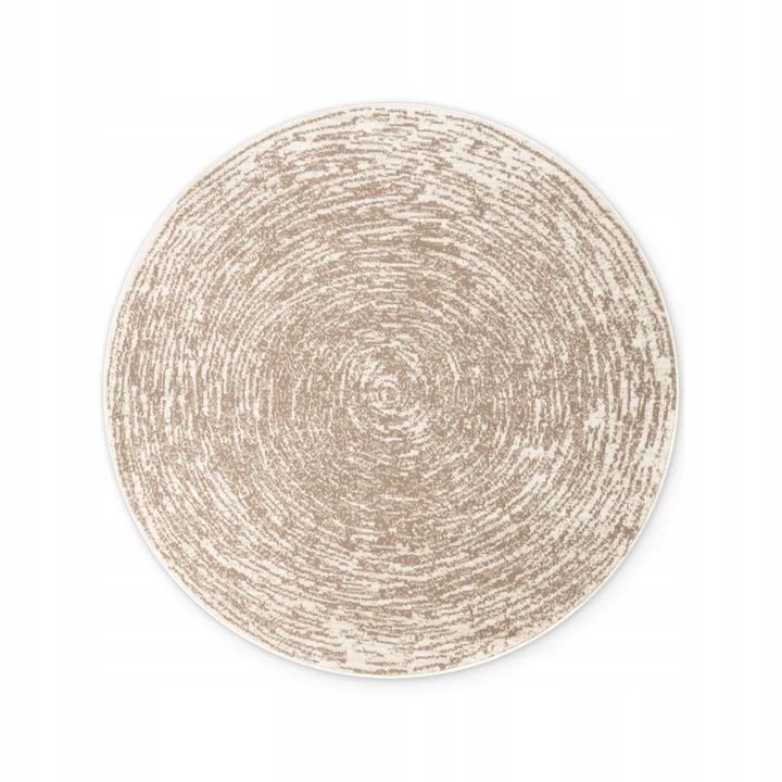 Covor Rotund, Hanse Home, 160 cm, Tip Bcf, Certificat Oeko-Tex Standard 100, Lungime Fir 8 mm, Material 100% Polipropilen, Bej-Crem