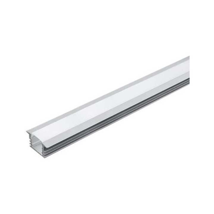 Profil aluminiu pentru bandă LED V-TAC 2m 24.5x12.2mm mat