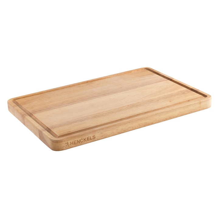Tocator Henckels By Zwilling, Tocator Din Lemn, 40 X 27, 5 X 2, 5 Cm, Canelura Pentru Suc, Utilizabil Pe Ambele Parti