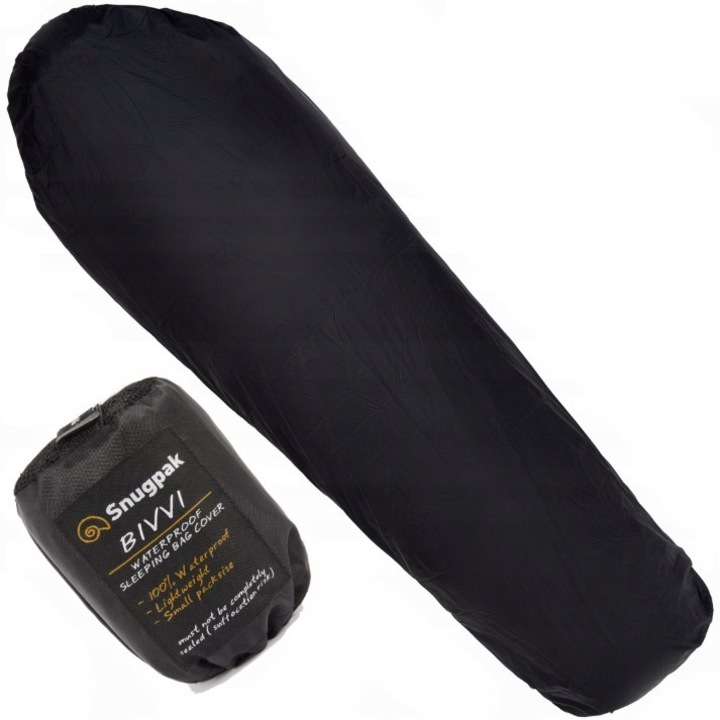 Чанта Bivvi Snugpak Waterproof Paratex Dry 228x85cm Черна, ултралека, водоустойчива