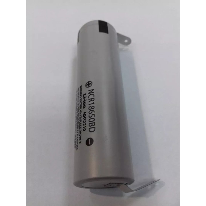Acumulator 18650 LI-ION 3.6V 3180mAh 10A cu terminale in U PANASONIC NCR18650BD