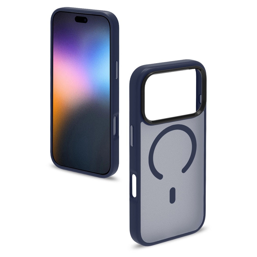 Husa de Protectie, Compatibila Apple iPhone 17 Pro, Doctor Shield Fantom, MagSafe - Albastru