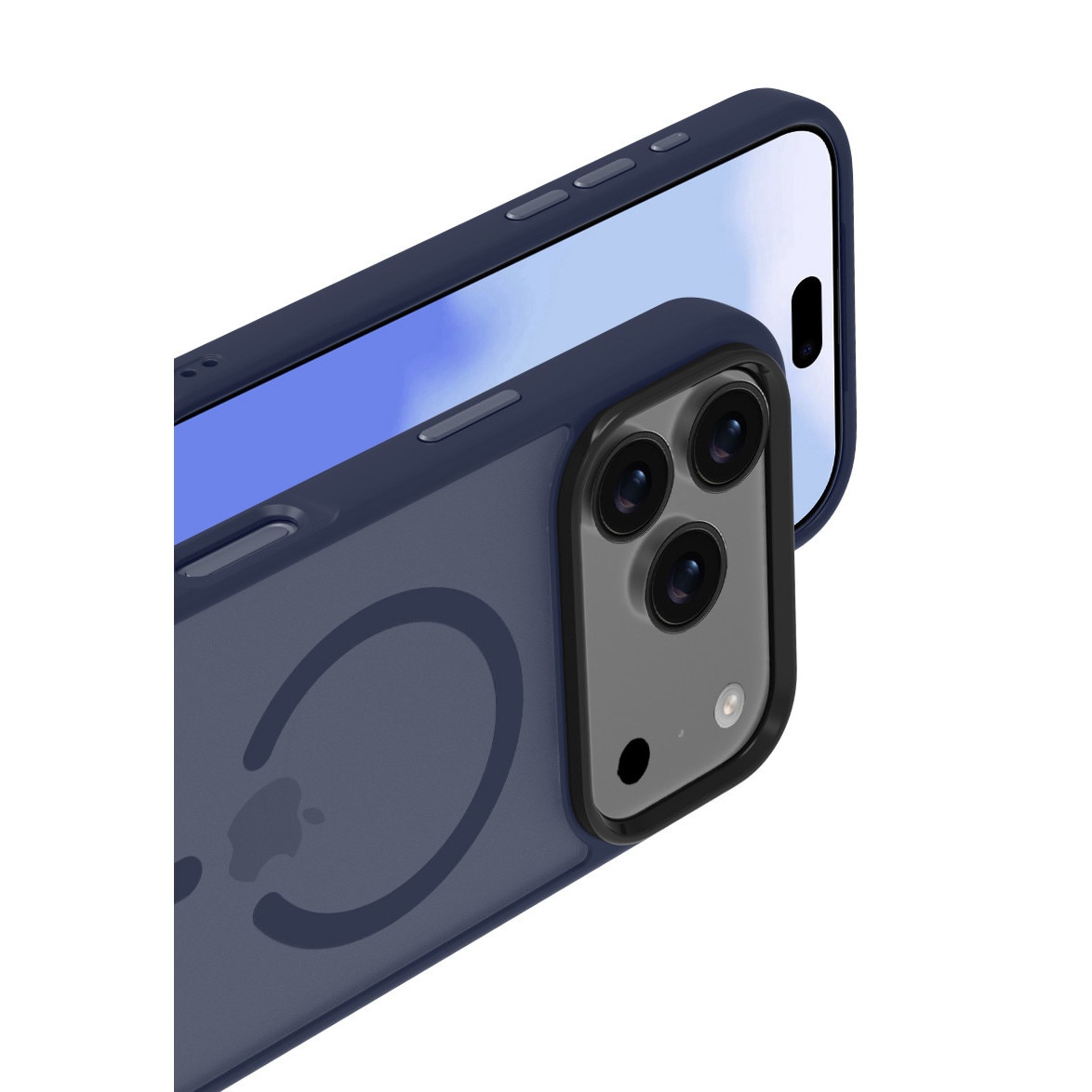 Husa de Protectie, Compatibila Apple iPhone 17 Pro, Doctor Shield Fantom, MagSafe - Albastru