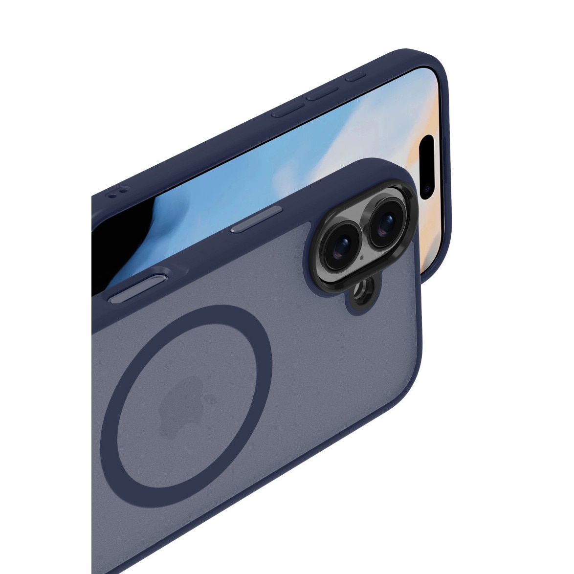 Husa de Protectie, Compatibila Apple iPhone 17, Doctor Shield Fantom, MagSafe - Albastru