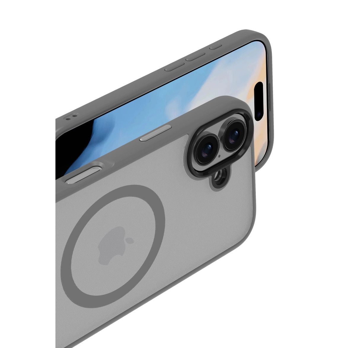 Husa de Protectie, Compatibila Apple iPhone 17, Doctor Shield Fantom, MagSafe - Gri
