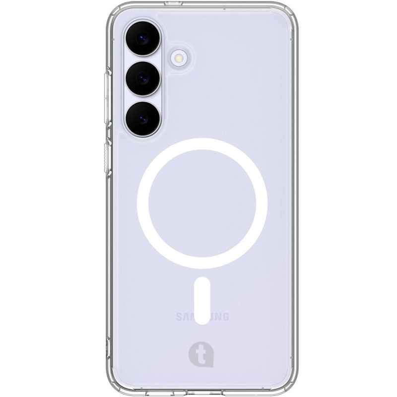 Husa de protectie telefonultau® din silicon pentru Samsung Galaxy S25 FE, MagSafe, Ultra Slim, Flexibila, Clear Case, Transparent