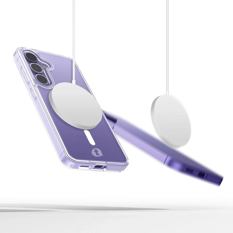 Husa de protectie telefonultau® din silicon pentru Samsung Galaxy S25 FE, MagSafe, Ultra Slim, Flexibila, Clear Case, Transparent