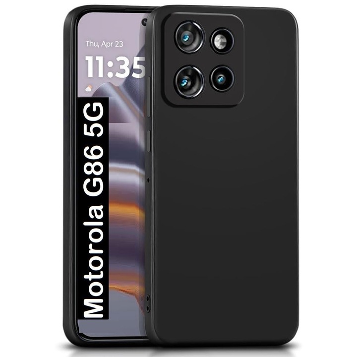 Tok Motorola Moto G86 5G-hez, fekete