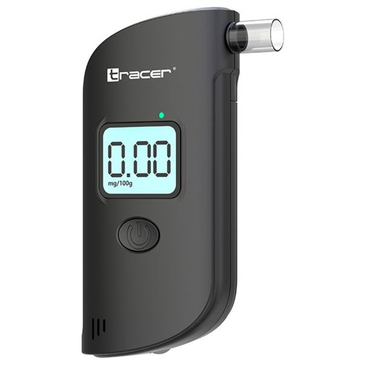 Tracer BreathEZ-1, LCD kijelző, 3 mérték egység, Memória funkció, Elemes, Fekete, Alkoholszonda