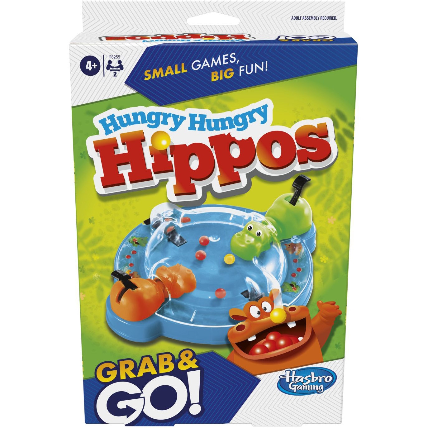 Joc Grab & Go - Hungry Hippos, 2 jucatori, +4 ani, lb. engleza