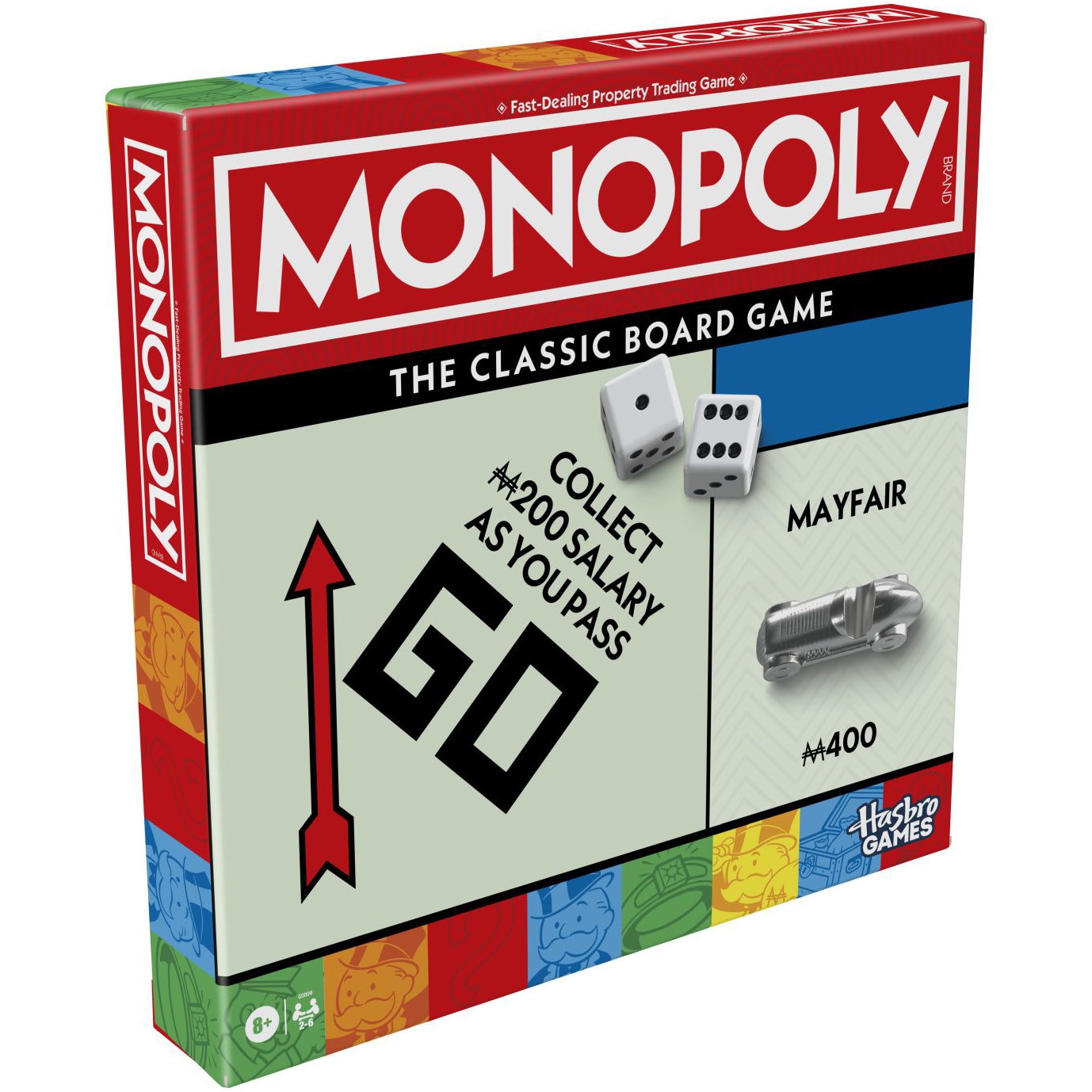 Joc Monopoly Clasic, 2-6 jucatori, +8 ani, lb. engleza